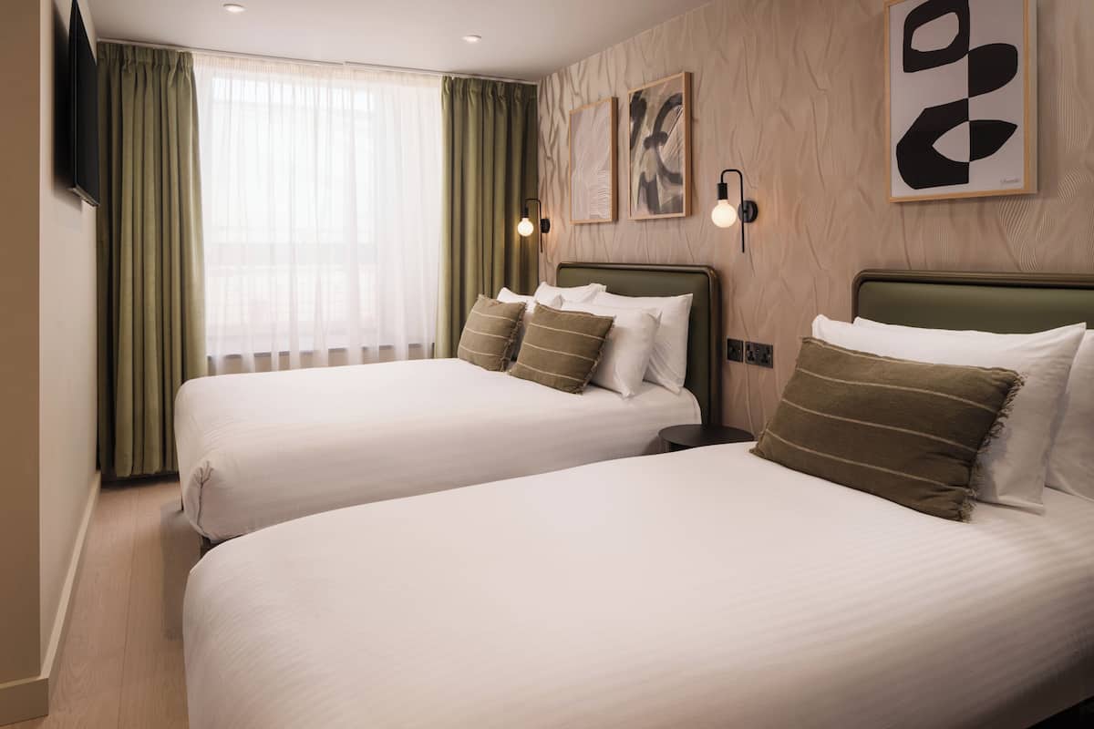Family Room for 3 *Newly Refurbished* | In-room safe, iron/ironing board (on request), WiFi (free), bed sheets