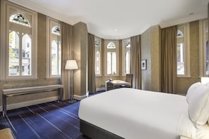 Premium bedding, down duvets, minibar, in-room safe