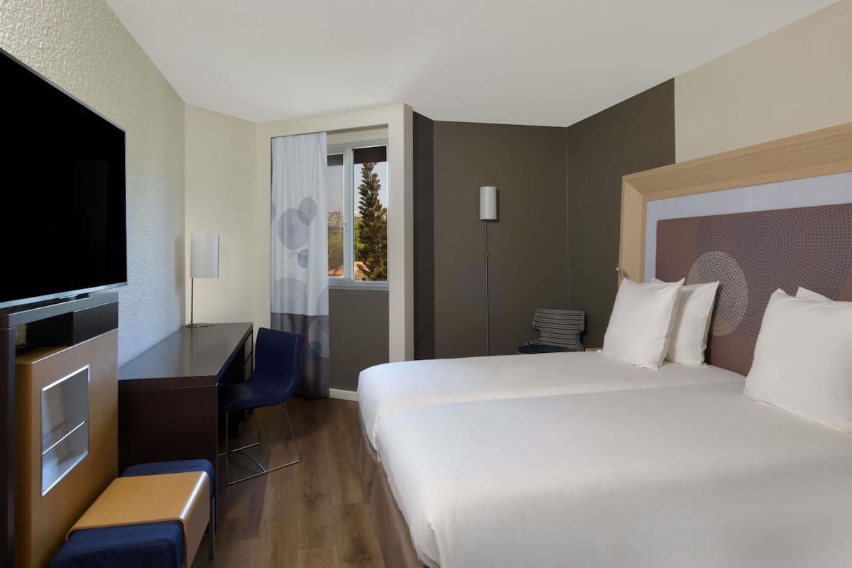 Chambre avec lits jumeaux, 2 lits une place | 1 chambre, literie de qualité supérieure