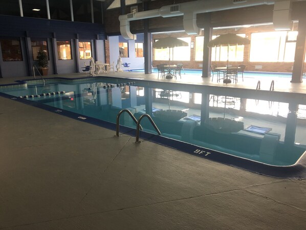 2 indoor pools