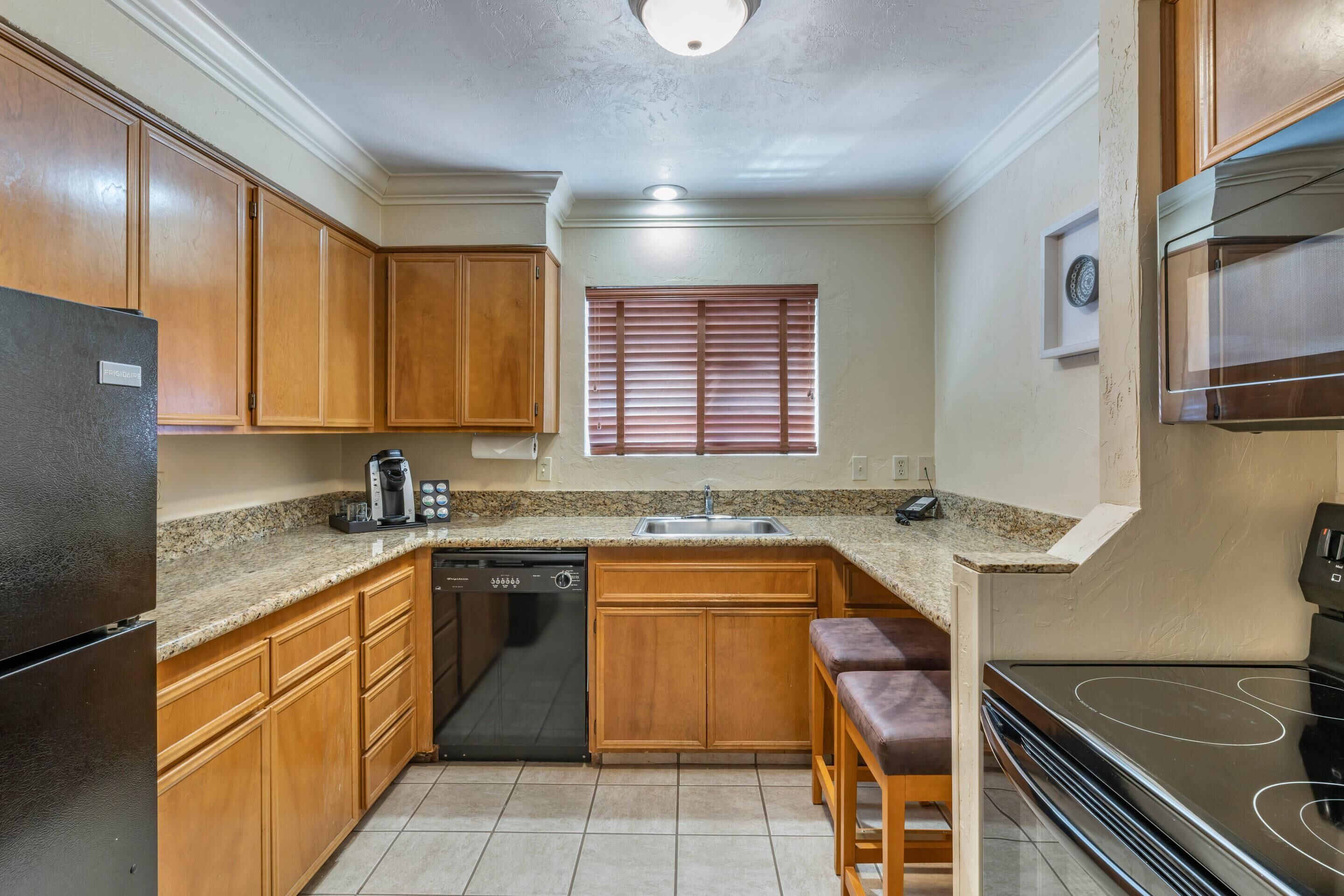 blackout curtains, iron/ironing board, free wifi, bed sheets