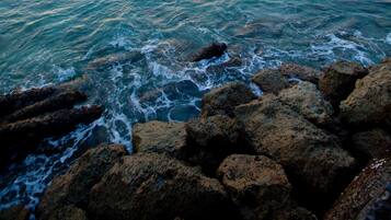 On the beach, beach towels, snorkeling, beach volleyball