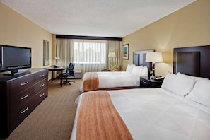 Premium bedding, pillowtop beds, in-room safe, desk
