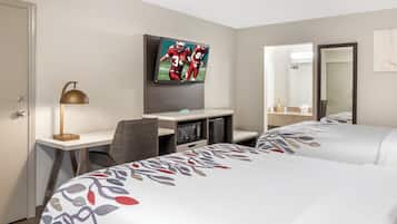 Desk, iron/ironing board, free WiFi, bed sheets