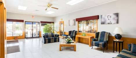 Lobby sitting area