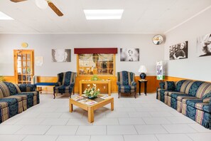 Lobby sitting area