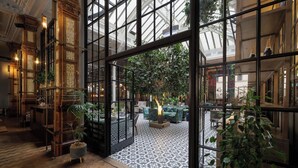A spacious atrium with a high ceiling, large windows, and a patterned floor. - Kimpton Clocktower by IHG (Manchester)