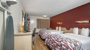 Desk, iron/ironing board, free cribs/infant beds, free WiFi