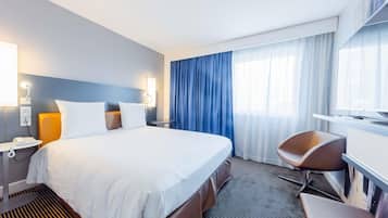 Ropa de cama de alta calidad y minibar