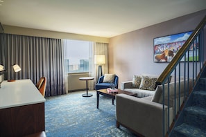 55-inch TV with cable channels, Hulu, pay movies