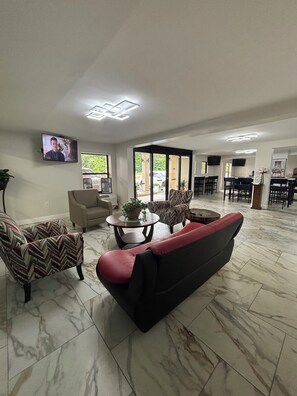 Lobby sitting area