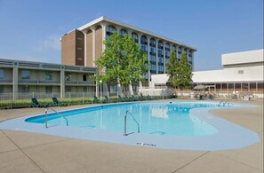 Indoor pool, outdoor pool