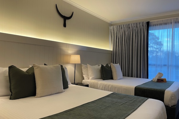 Habitación Premium con 2 camas individuales | Camas con pillow-top, escritorio y espacio para trabajar con laptop