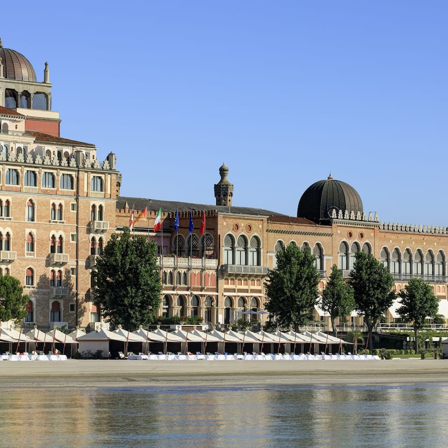On the beach, beach cabanas, beach bar