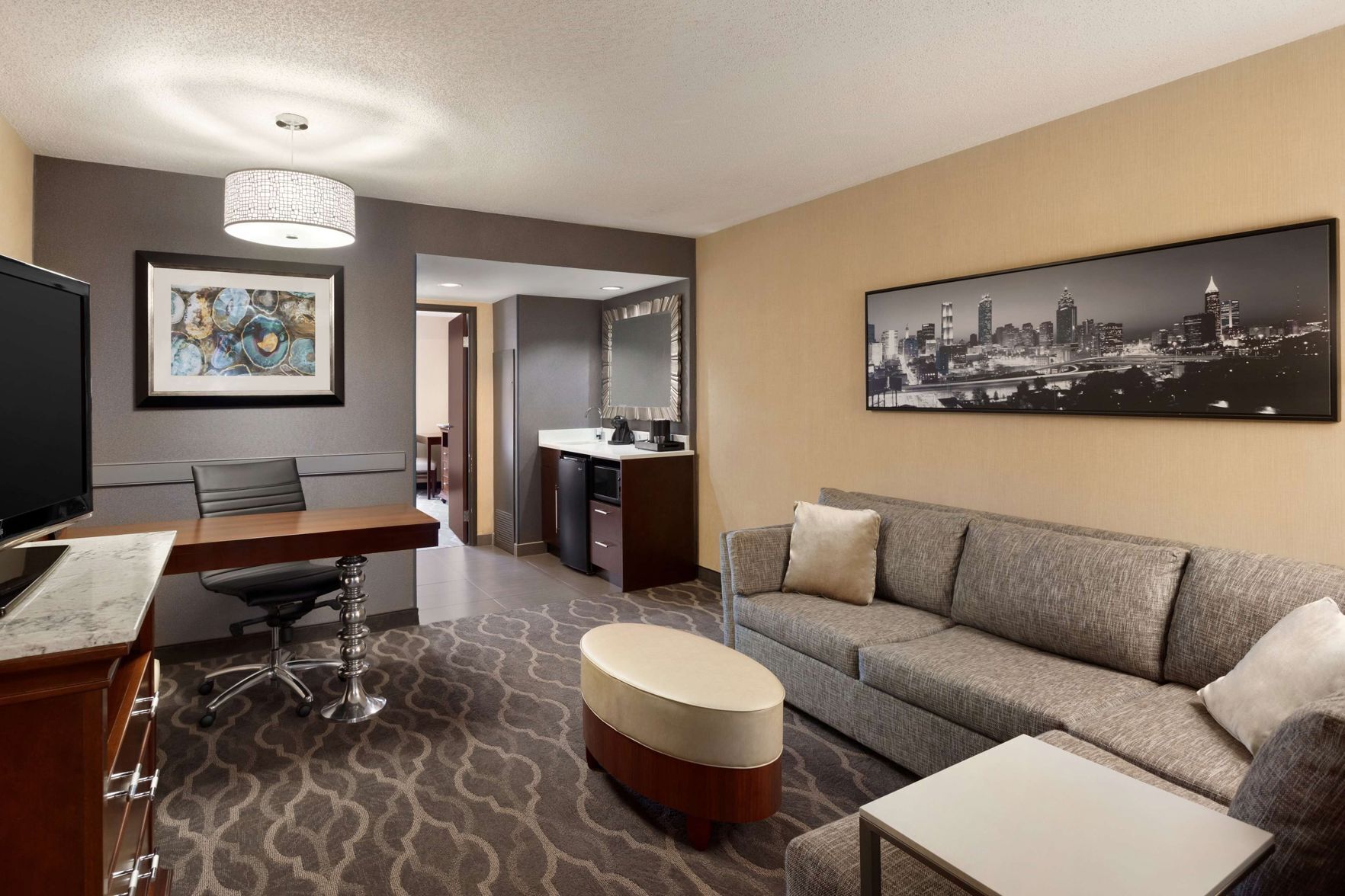 Living area | 42-inch LCD TV with cable channels, TV, MP3 dock
