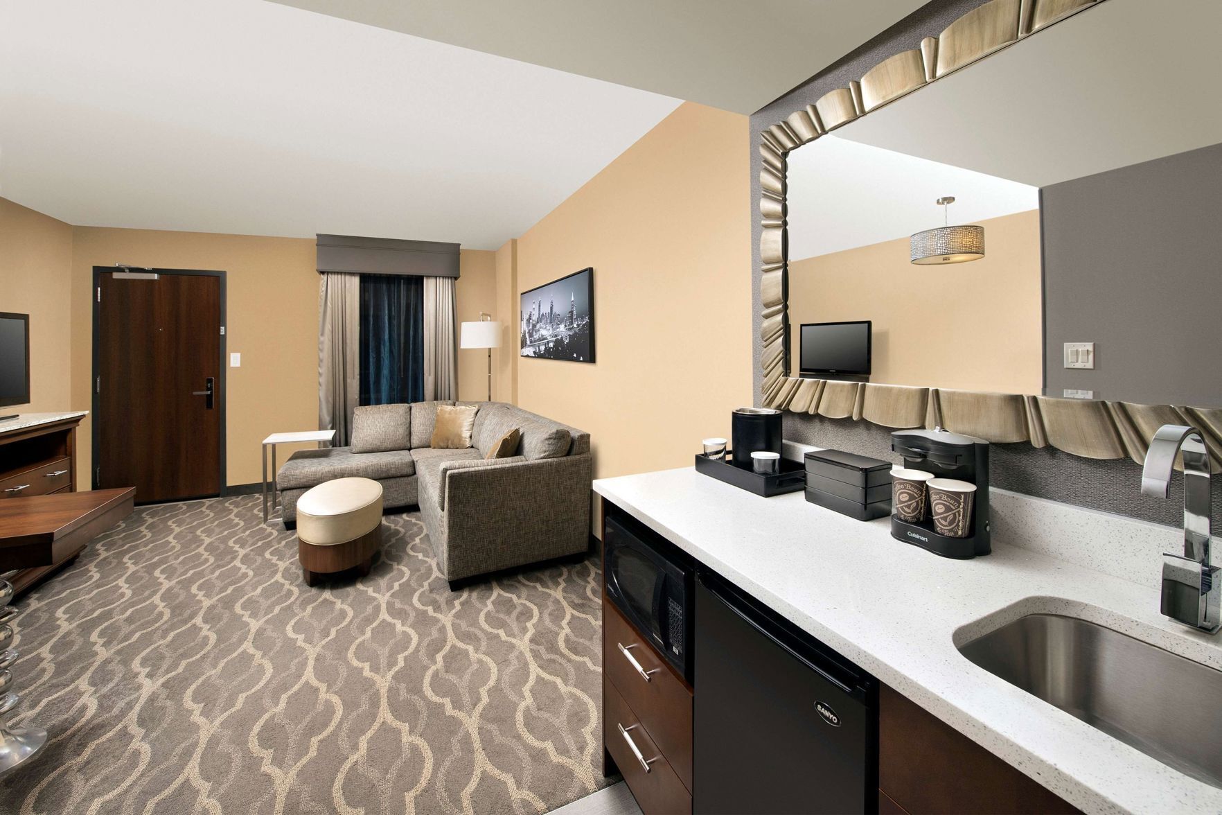 Living area | 42-inch LCD TV with cable channels, TV, MP3 dock