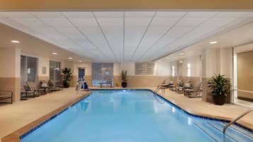 Indoor pool, seasonal outdoor pool