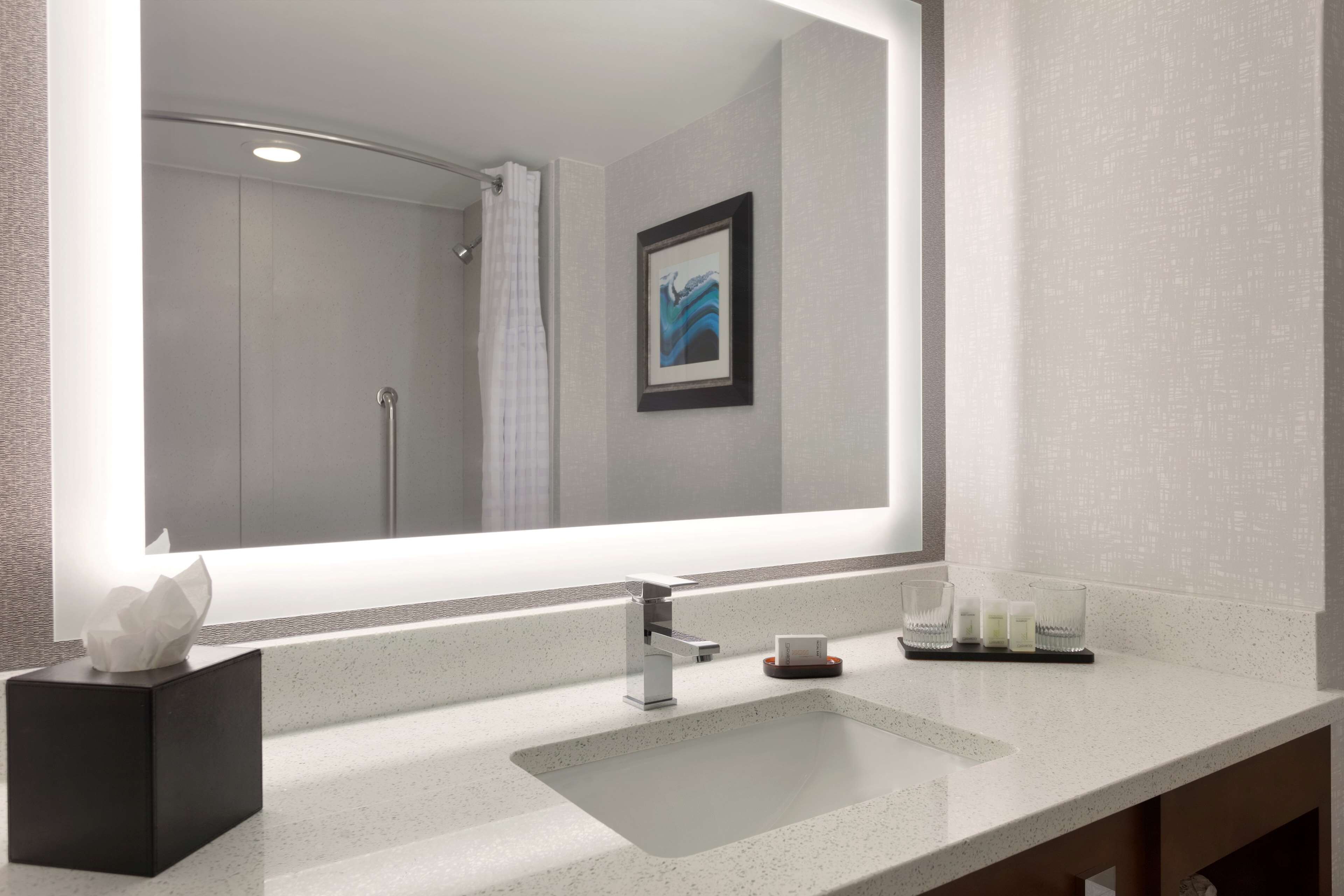 free toiletries, hair dryer, towels, soap