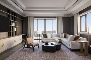 Premium bedding, down comforters, pillowtop beds, minibar