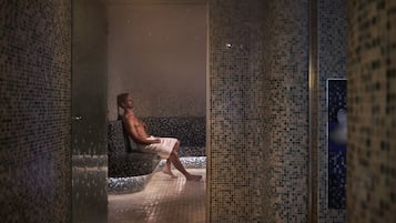 Dampbad, kropsbehandlinger, aromaterapi, hot stone-massage