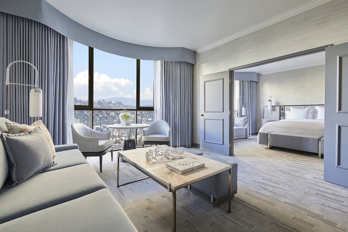 suite, 1 king bed, balcony (beverly) | premium bedding, down duvets, pillow-top beds, minibar