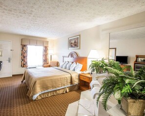 Room, 1 King Bed, Non Smoking | Iron/ironing board, free cribs/infant beds, rollaway beds, free WiFi