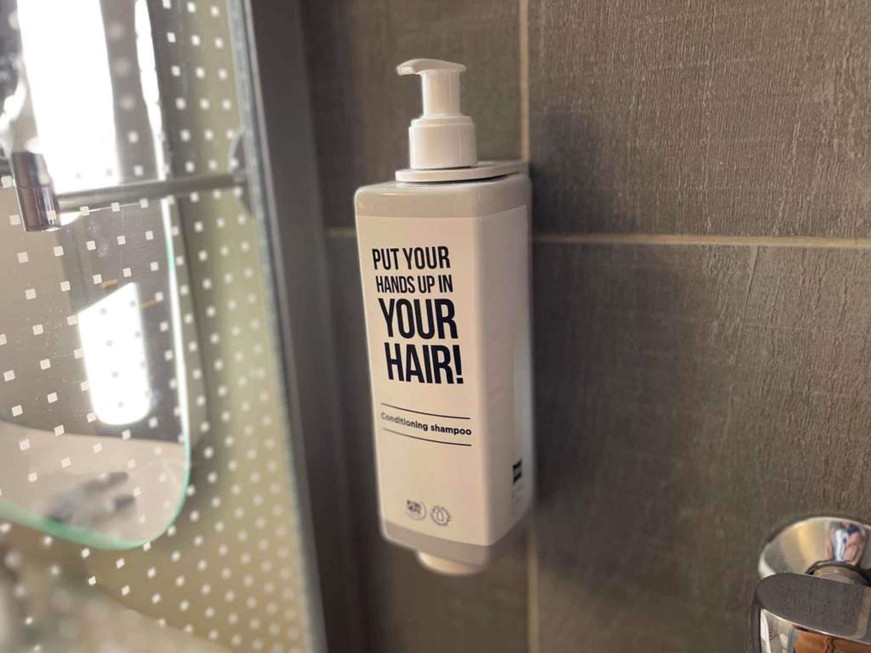 comfort room, 1 double bed | desk, blackout curtains, soundproofing, iron/ironing board