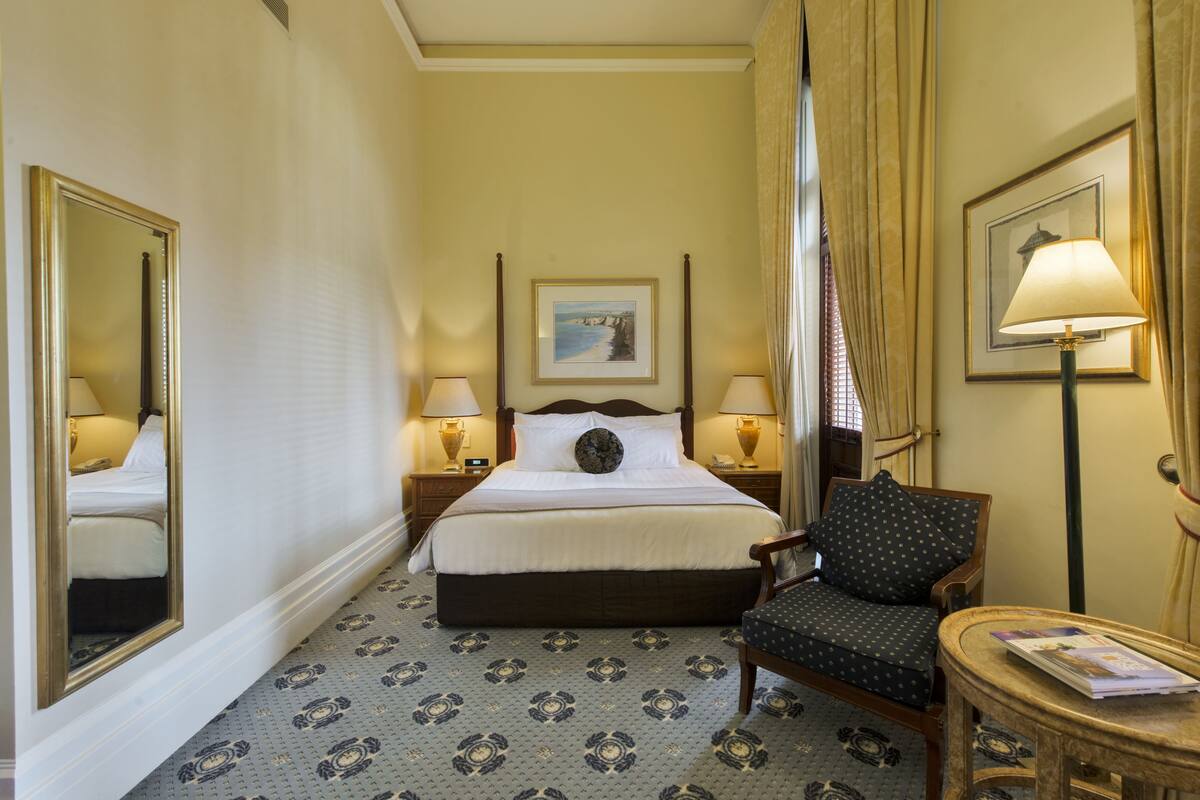 Premium bedding, pillow-top beds, in-room safe, desk