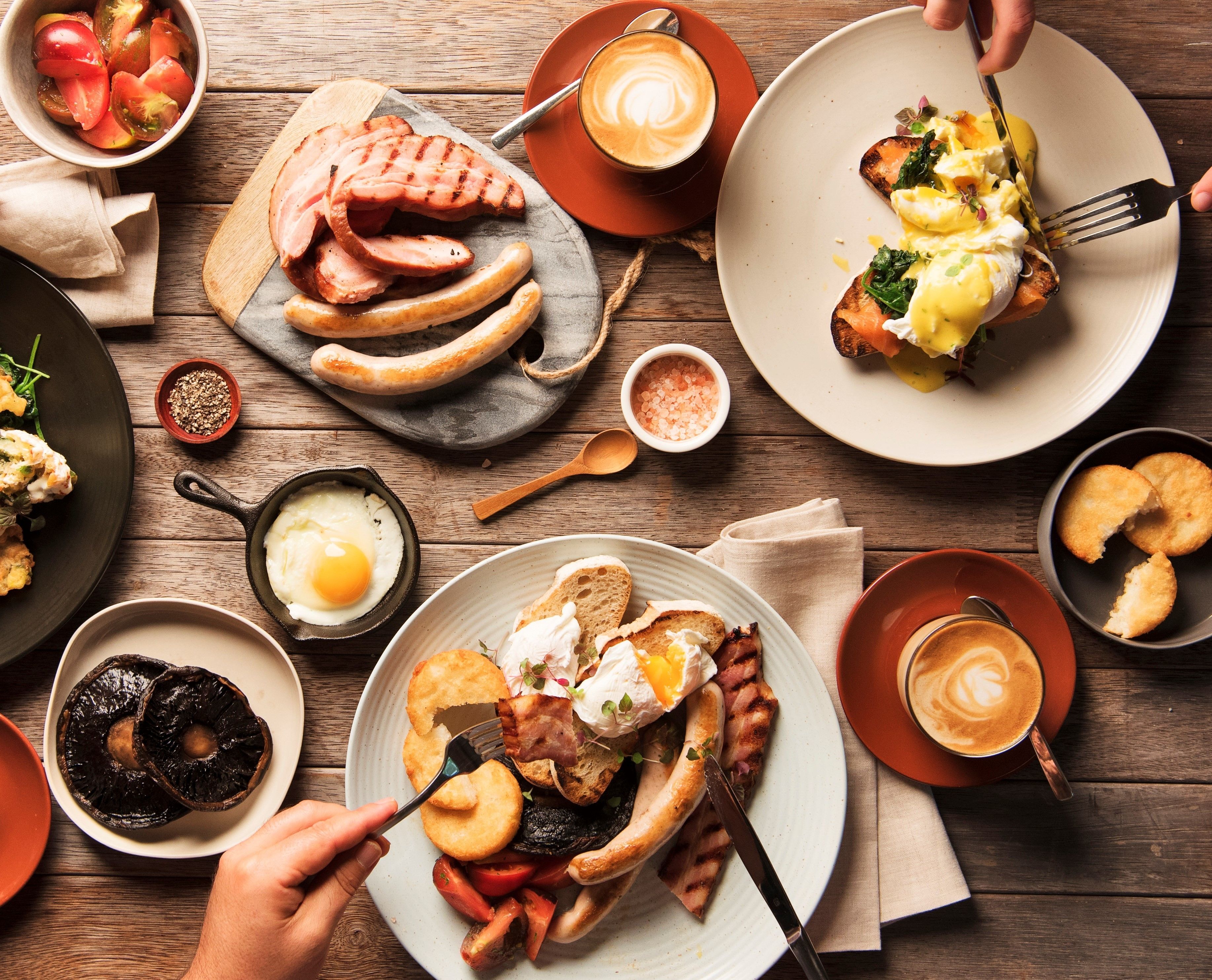 Desayuno a la carta todos los días (con cargo)
