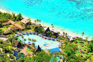 7 outdoor pools, pool umbrellas, pool loungers - Pacific Islands Club Guam (Tamuning)