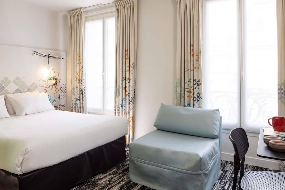 Standard Room, 2 Double Beds | In-room safe, individually furnished, desk, blackout drapes
