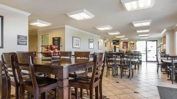 Free daily on-the-go breakfast