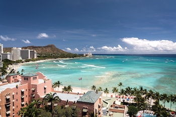 Luxury Room, Multiple Beds, Non Smoking, Oceanfront | View from room at Sheraton Waikiki Beach Resort