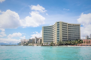 Hotel Exterior at Sheraton Waikiki Beach Resort