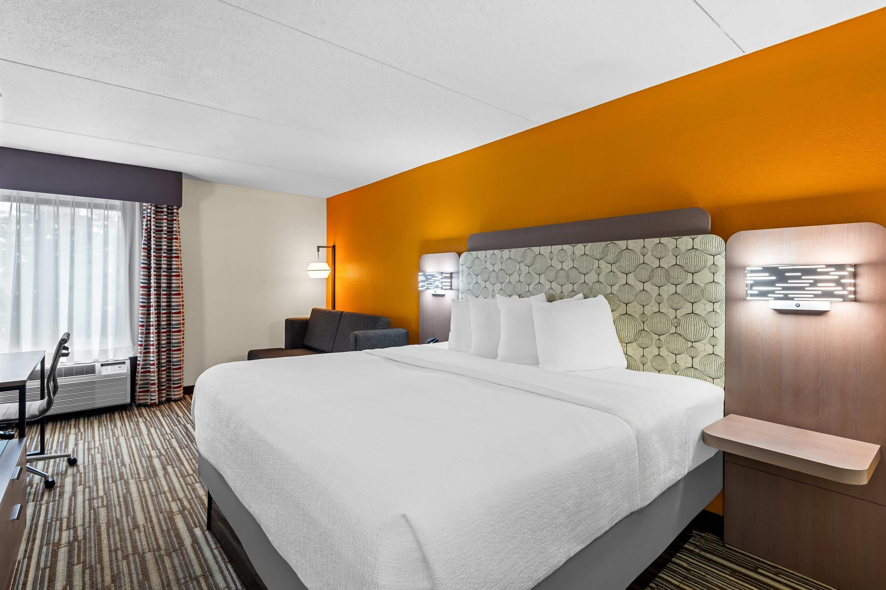 Hypo-allergenic bedding, pillow-top beds, individually decorated