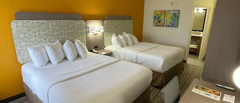 Standard Room, 2 Queen Beds, Non Smoking | Hypo-allergenic bedding, pillowtop beds, individually decorated