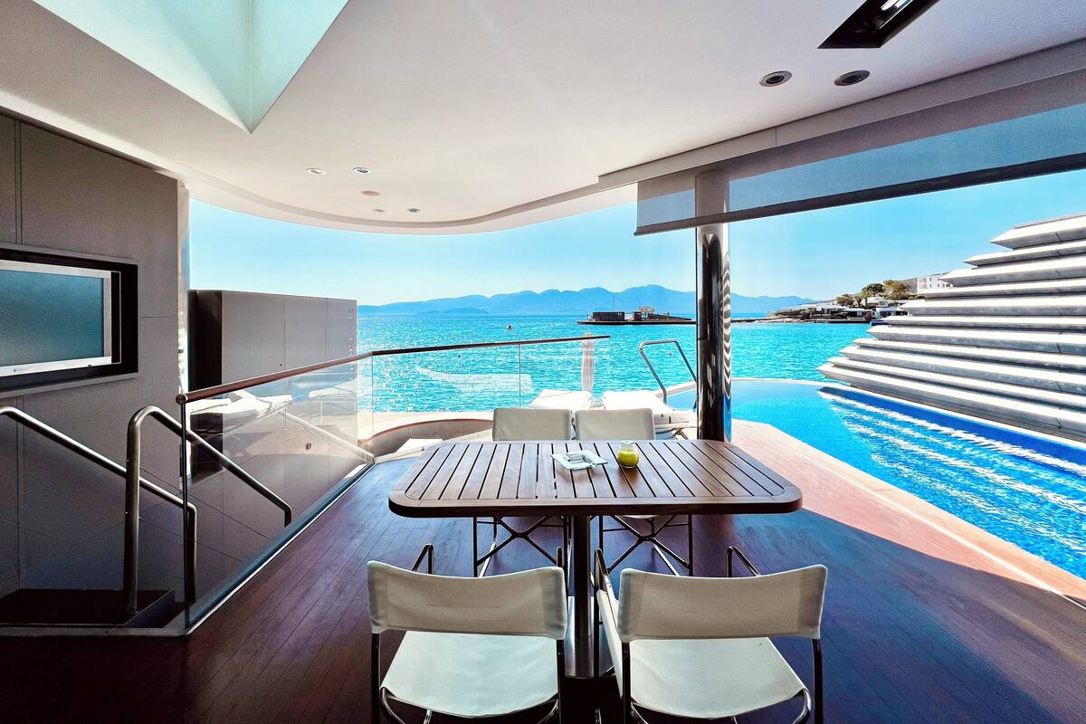 Yachting Villa Sea View Private Pool | 1 phòng ngủ, bộ đồ giường kháng dị ứng, minibar, két bảo mật tại phòng 