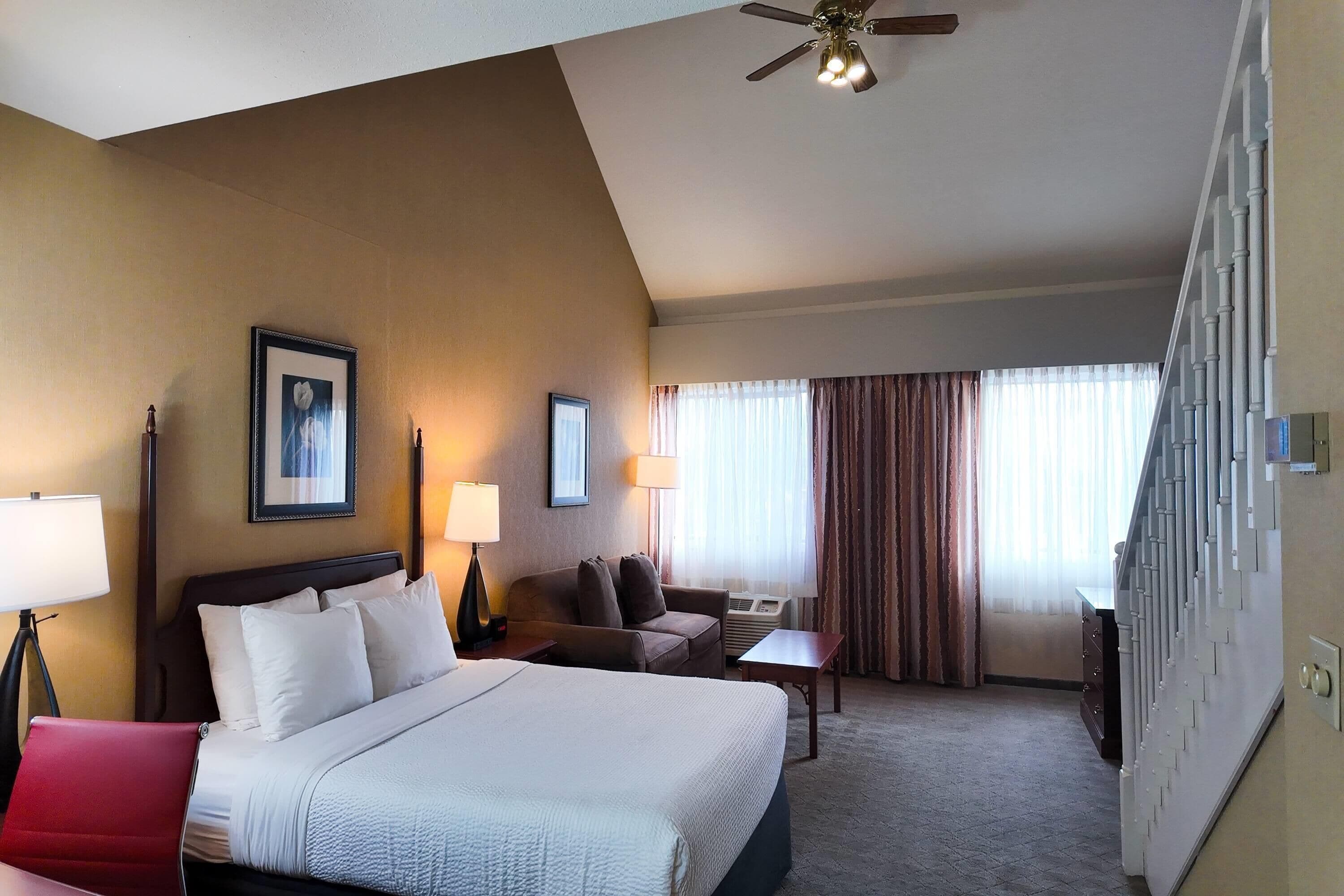 Suite, 2 Queen Beds, Non Smoking (Loft) | In-room safe, desk, blackout curtains, iron/ironing board