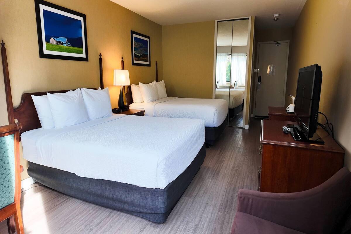 In-room safe, desk, blackout drapes, iron/ironing board
