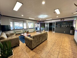 Sala de estar en el lobby