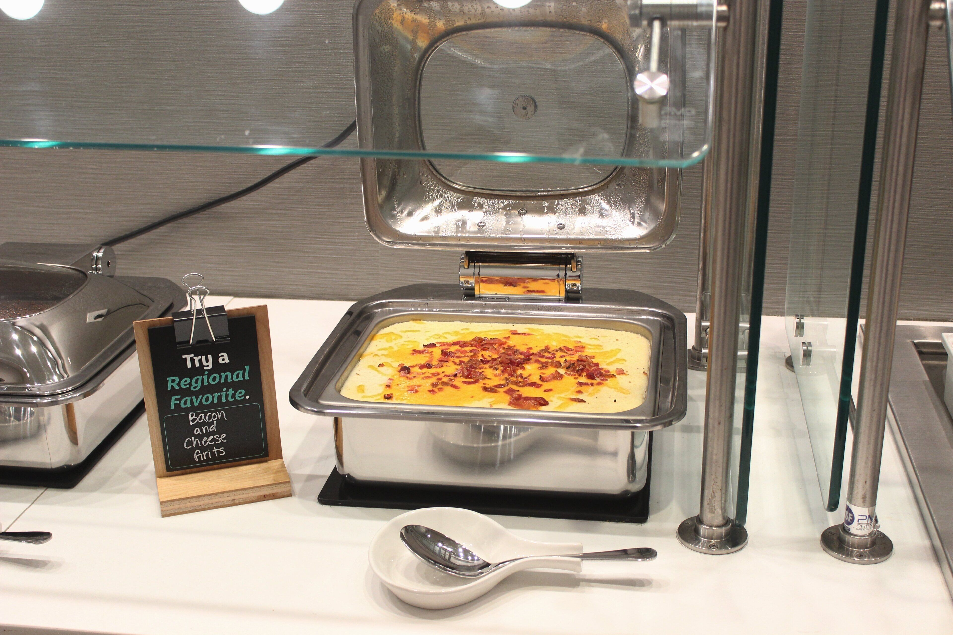 daily buffet breakfast for a fee