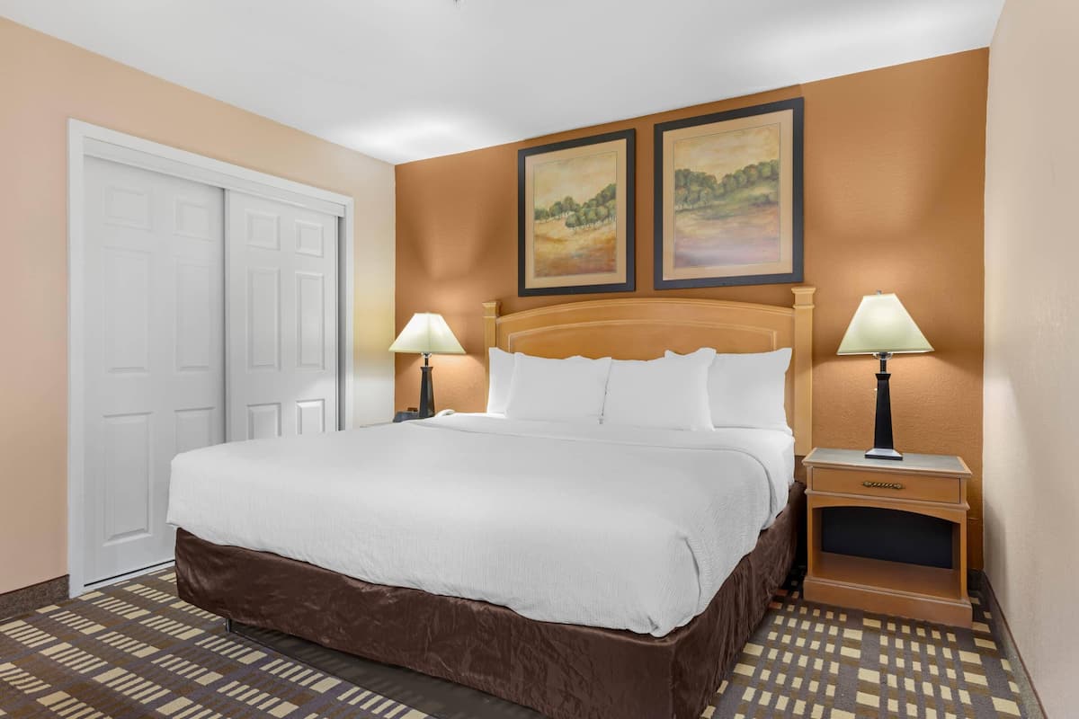Suite, 1 trÚs grand lit et 1 canapé-lit, accessible aux personnes à mobilité réduite, non-fumeur
