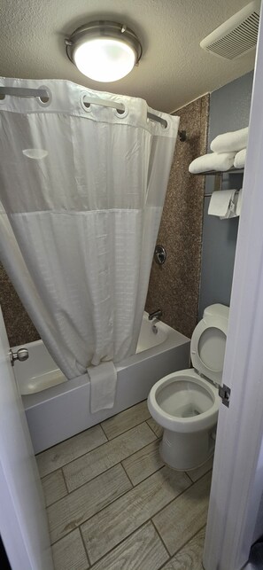 Eco-friendly toiletries, hair dryer, towels - Rodeway Inn Concord - Kannapolis (Concord)