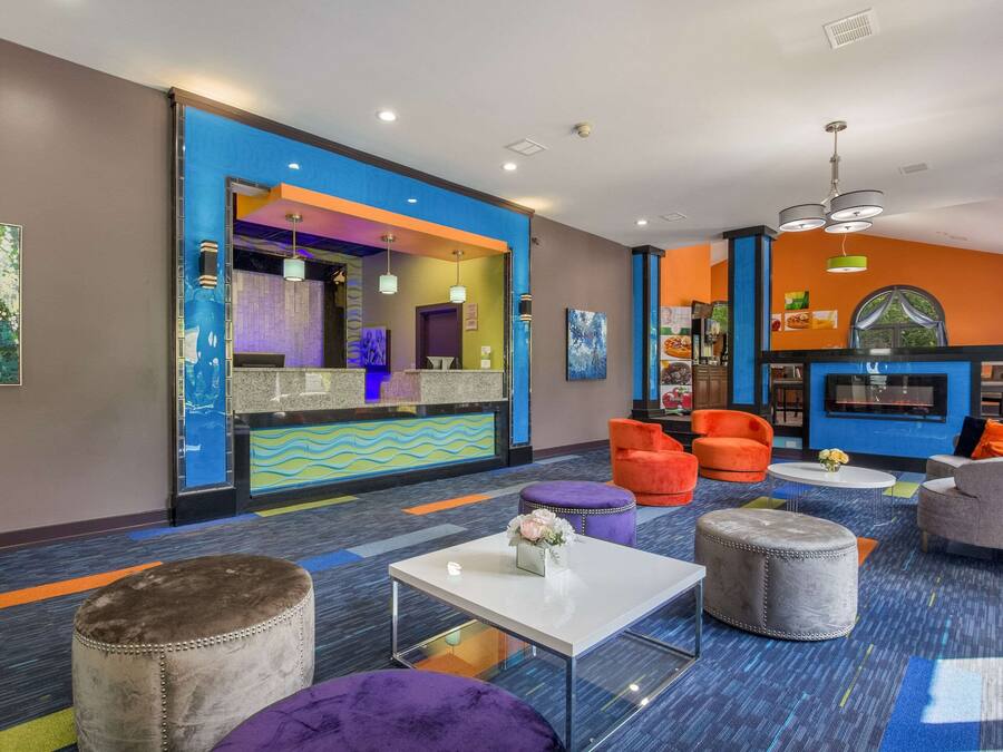 Sala de estar en el lobby