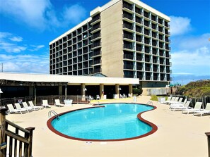 Indoor pool, seasonal outdoor pool