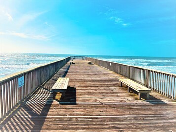 Uitzicht op strand/zee