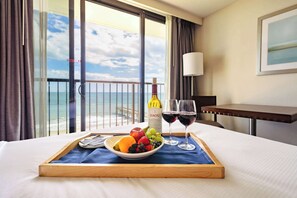 In-room safe, desk, laptop workspace, iron/ironing board