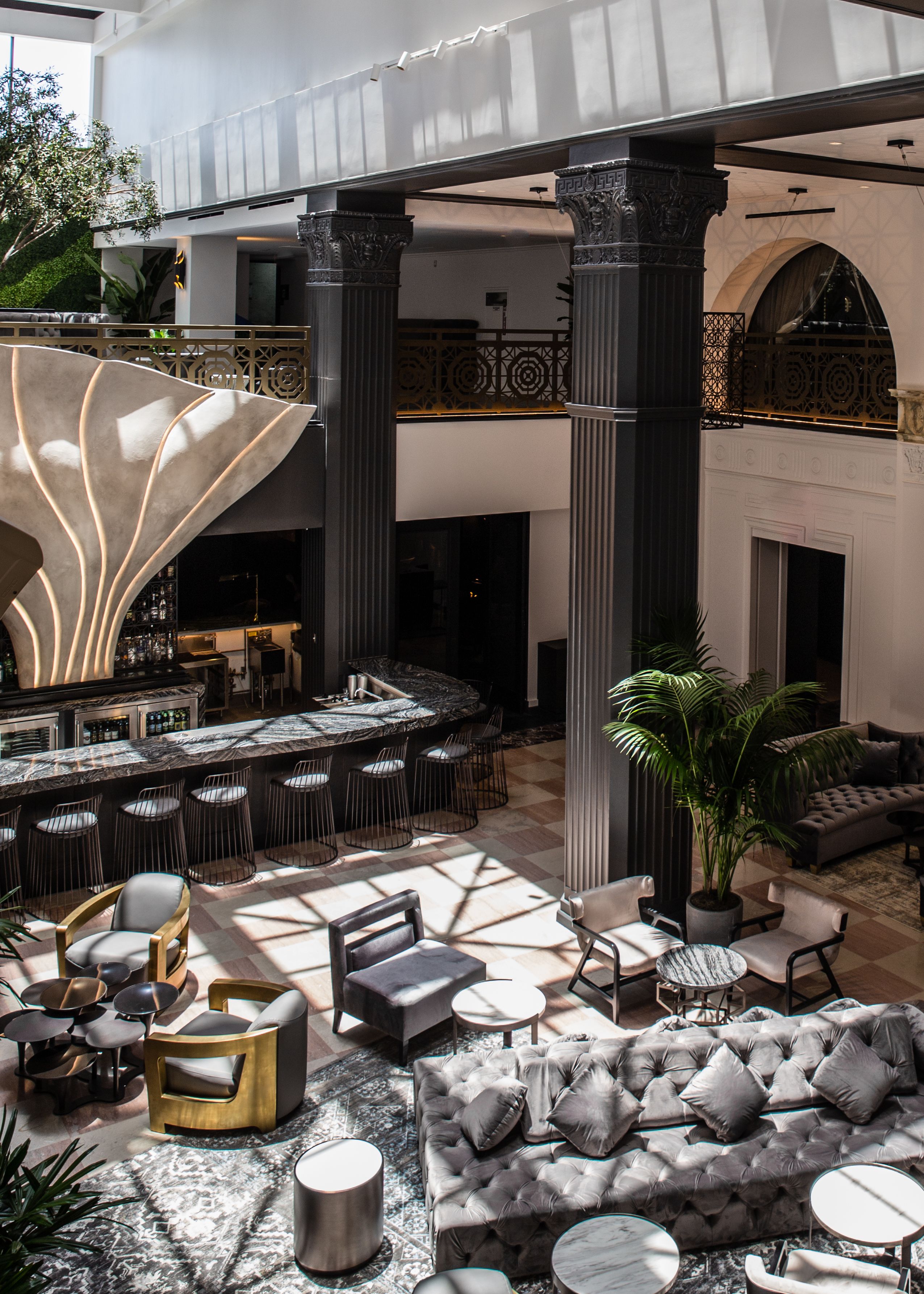 3 bars, lounge dans le hall, bar à cocktails