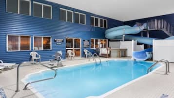 Indoor pool, a heated pool