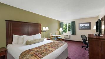 Room, 1 King Bed, Non Smoking | Desk, iron/ironing board, free cribs/infant beds, rollaway beds